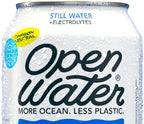 Open Water Still 12oz cans (2 cases, 24 cans) - Sustainable Aluminum Canned Still Water With Electrolytes - 7.0 pH Balanced BPA-Free Ultra-Purified Water