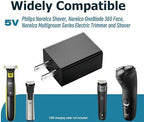USB Charger Compatible with Philips Norelco Shavers 2400, 3600, 3900 & Multigroom Series 5000, 7000 - for OneBlade QP2724 Trimmer & Shaver - USB Wall Adapter 5V