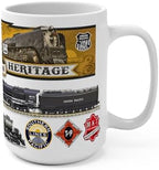 Union Pacific Big Boy 414 And 844 Railroad Coffee 15 Oz Mug Collection, Train Lover Gift, Railroad Enthusiast Cup, Vintage Steam Locomotive