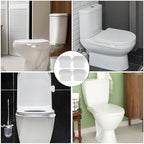 4 Pcs Toilet Seat Lifter, Self Adhesive Toilet Cover Lifter, Handle Avoid Touching Toilet Lid, Toilet Tabs to Lift Seat for Office, Home Bathroom, Hotel, School