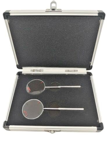 0.25/0.50 Optometry Trial Jackson Cross Cylinder Set Diopters Optics Tool Lens/w Case