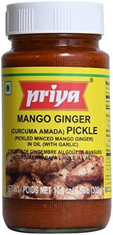 Priya Mango Ginger Pickle in oil (with garlic) - 10.6oz