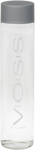Voss Artesian Water (Still) Glass Bottles, 27.1-Ounce (Pack of 6)