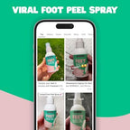 Freeman Flirty Feet Instant Foot Peeling Spray, Exfoliating Foot Mask For Summer, Moisturizing & Smooth Dry, Cracked Heels, Remove Dead Skin Quickly, Cruelty-Free & Vegan, 4 fl.oz./ 118 ml Bottle