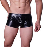 JOCKMAIL Mens Boxer Briefs Men's Underwear Liquid Metallic Hot Body Boxer Swimsuit for Stage Performance and Party Wear