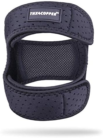 THX4COPPER Compression Dual Patella Knee Brace for Pain Relief,Adjustable Knee Strap Support for Running, Jumper, Gym Exercise, Arthritis, Tendonitis, Injury Recovery, Joint and Muscles. (XX-Large)
