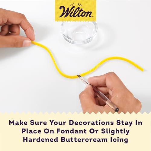 Wilton Dab-N-Hold Edible Adhesive - Clear Food Glue - Baking Accessory for Cake Decoration, Fondant, Sugar Sheets & Icing Decorations - Easy-to-Use - 2 fl oz