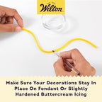 Wilton Dab-N-Hold Edible Adhesive - Clear Food Glue - Baking Accessory for Cake Decoration, Fondant, Sugar Sheets & Icing Decorations - Easy-to-Use - 2 fl oz