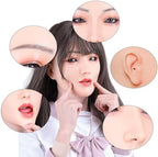 Silicone Female Mask with Makeup Realistic Full Head Face Mask for Crossdresser Cosplay Halloween