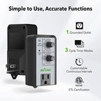 BN-LINK Short Period Repeat Cycle Intermittent Timer, Interval Timer - Day, Night, or 24 Hour Operation, Photocell Light Sensor Dusk to Dawn for Hydroponics Aquaponics Aeroponics