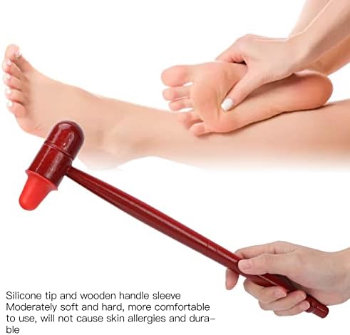 ZJchao Massage Hammer Massage Hammer, Massage Hammer Knock Massage Meridians Back Knock Massager Manual Back Massagers for Body Muscles Back Feet Neck Shoulder Legs Massage Tool Handheld