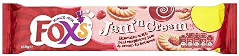 Fox's Jam Ring Sandwich Cream - 150g - Pack of 4 (150g x 4)