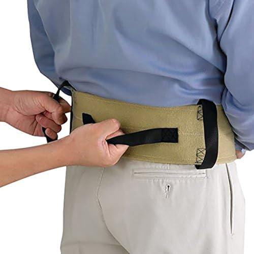 Sammons Preston Walking Belt with Loops, Limited Mobility Aid for Elderly, Disabled, & Handicapped, Ambulation & Movement Aid, Transfer Belt for Secure Walk Assistance, Medium, 30"-44"