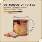 Don Francisco's Butterscotch Toffee Ground Flavored Coffee: Rich 100% Arabica Beans with Sweet Buttery Aroma - Family-Crafted for Delightful Mornings (3 x 12 oz Cans)