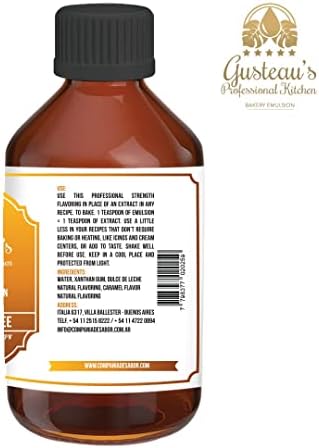 Gusteau's - Prince Toffee Flavor Bakery Emulsion, 4 fl oz (100ml) Alcohol Free, Sugar Free, Kosher (Prince Toffee)