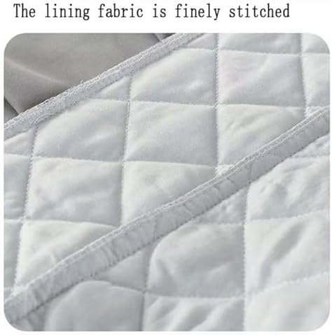 Massage Table Skirt with Hole,Quilted Pattern Massage Table Cover,Thickened Massage Linens, Massage Fitted Sheet, Massage Face Rest Cover with Hole, Sutiable for Beauty 75"x31.5" (White)