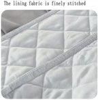 Massage Table Skirt with Hole,Quilted Pattern Massage Table Cover,Thickened Massage Linens, Massage Fitted Sheet, Massage Face Rest Cover with Hole, Sutiable for Beauty 75"x31.5" (White)