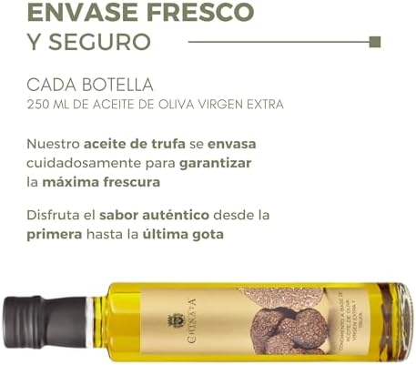 La Chinata, Spanish Extra Virgin Olive Oil, truffle flavour, 250 ml glass bottle