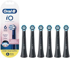 Oral-B iO Gum & Sensitive Replacement Heads, Electric Toothbrush Brush Heads, Black, 6 Count