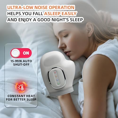 2026 NEW Smart Hand Massager with Heat and Compression – 3 Modes, 5 Intensities, Wireless Air Pressure for Arthritis & Hand Pain Relief – Portable for Home, Office, Travel – Ideal Wellness Gift