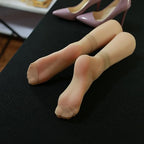 1 Pair Realistic Silicone Lifesize Female Mannequin Long Foot with Bones（27CM）Display Jewerly Sandal Shoe Sock Display Art Sketch (T3 Small Long Legs)
