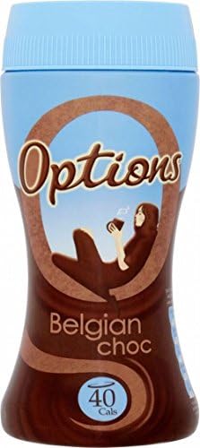 Options Belgian Chocolate Instant Hot Chocolate Drink (220g) - Pack of 6