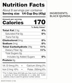 Roland Foods Black Quinoa from Peru, Pre-washed, 12-Ounce