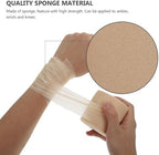 Athletic Wrap Tapes 4pcs Set Elastic Sports Bandages Sponge Cushion Protective Wrist Support Breathable Self-Adhesive Tapes for Joint Stabilization and Injury Prevention