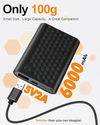 Wulcea Graphene Heated Scarf For Women 5V2A 6000mAh Fast Charge Large Capacity Battery