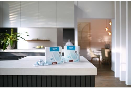 Miele UltraTabs All-in-One Dishwasher Detergent Tabs, Compatible with All Dishwashers, 60 Tabs, 2 Pack