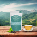 TeaNOURISH Darjeeling Himalayan Green Tee | Loose Leaf Tee | Relaxing & Stress Relief Tea | Immune Support | Brew Hot or as an Iced Tea - 3.53oz/100g