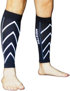 Meister Graduated 20-25mmHg Compression Running Leg Sleeves for Shin Splints (Pair)
