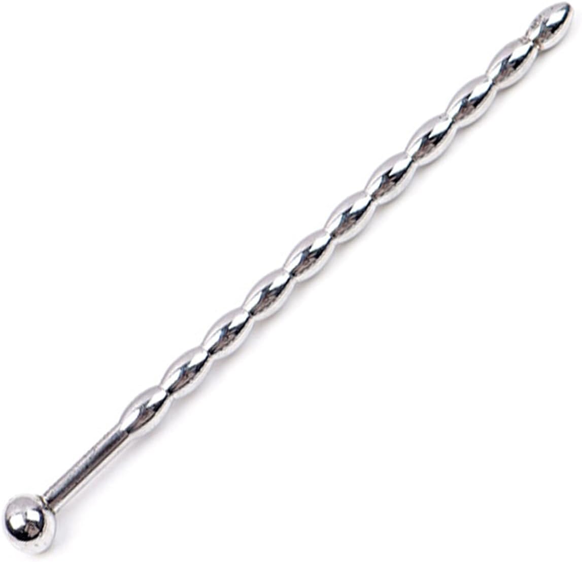 Stainless Steel Urethral Sounds Dilators Multi Beads Penis Plug Adult Sex Toys,Urethral Sounds Urinary Plug Beads Stimulate Urethral Dilator Masturbation Rod Penis Plug for Male(6MM)