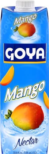 Goya Foods Mango Nectar 33.8 Ounce (Pack of 6)
