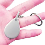 10X Mini Pocket Magnifying Glass – Folding Jeweler’s Loupe with Keychain for Reading, Jewelry and Hobbies