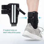 Foot Drop Brace for Walking Lifting Shoes, Drop Foot AFO Brace Help Raise Shoes, Foot Up Splint for Ankle, Improved Walking Gait, Prevent Falls and Injuries, for Left and Right-Black