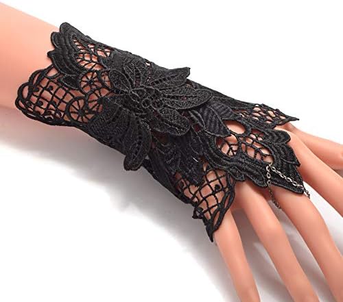 BLESSUME Steampunk Lace Cuff Bracelet