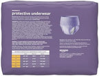 Amazon Basics Maximum Absorbency Incontinence Underwear for Women, Disposable Postpartum, Bladder Leak Protection, Odor Control, Soft, Medium, Lavender, 60 Count (3 Packs of 20)