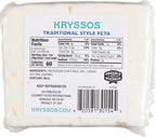 Kryssos Traditional Feta Cheese, 8 oz
