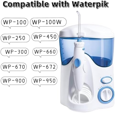 Replacement Hose and Handle Parts for Waterpik Water Flosser WP-100 WP-140 WP-150 WP-900 Series Oral Irrigator Accessories Water Hose Plastic Handle Oral Hygiene Compatible