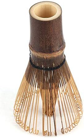 Mxtech Excellent Workmanship Easy to Use Matcha Whisk, Tea Whisk, 80 Prongs, Black, 4.33 Inches x 2.28 Inches