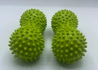 Therapist's Choice® Pack of 2 Soft Spiky Massage Peanut Balls, Stress Reflexology, Porcupine Sensory Peanut Ball Set