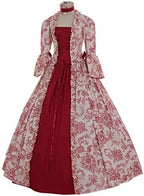 1791's lady Women's Victorian Rococo Dress Inspiration Maiden Costume