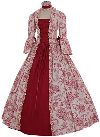 1791's lady Women's Victorian Rococo Dress Inspiration Maiden Costume