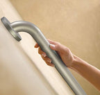 Moen LR8942P Bathroom Safety 24-Inch Stainless Steel Bathroom Grab Bar with Textured Grip, Peened
