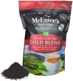 McEntee's Irish Loose Leaf Gold Blend - 250g Refill Bag - Expertly Blended in Ireland for That Perfect Cup of Traditional Assam & Kenyan Tea