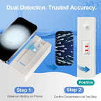 2 in 1 Sperm Microscope & Sperm Concentration Test — at-Home Fertility Screening to Measure Progressive Motile Sperm, Easy Male Fertility Check