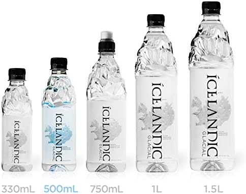 Icelandic Glacial Natural Spring Alkaline Water, 16.9 Fl Oz (Pack of 24)