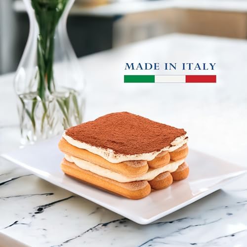 Maestro Massimo Savoiardi Original Italian Ladyfingers, 7.05 Oz, Product of Italy, Premium Lady Fingers Snack, Italian Cookies for Tiramisu Cake, Bakery Desserts & Pastries, (Pack of 1)