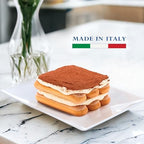 Maestro Massimo Savoiardi Original Italian Ladyfingers, 7.05 Oz, Product of Italy, Premium Lady Fingers Snack, Italian Cookies for Tiramisu Cake, Bakery Desserts & Pastries, (Pack of 1)